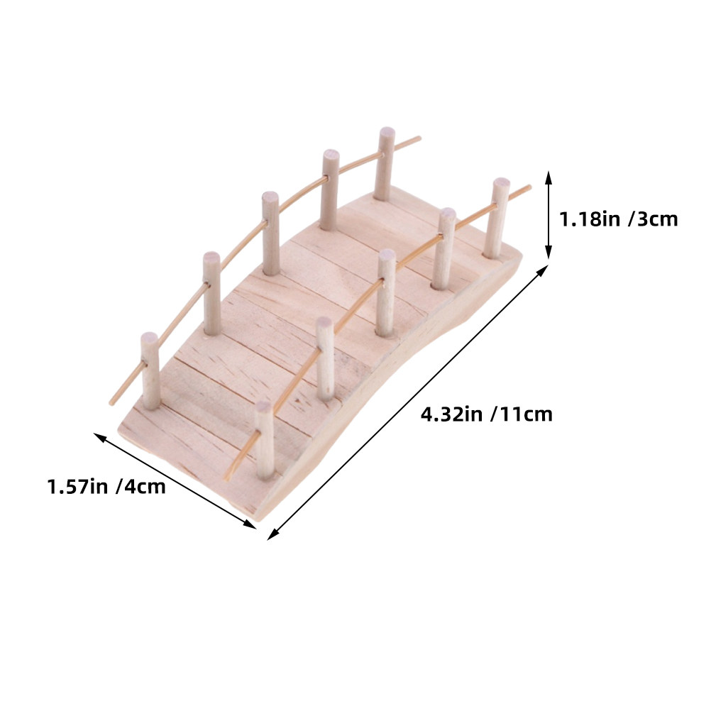 2Pcs Miniature Arch Bridge Vin - Bonsai Garden Landscape Design 评论和价格