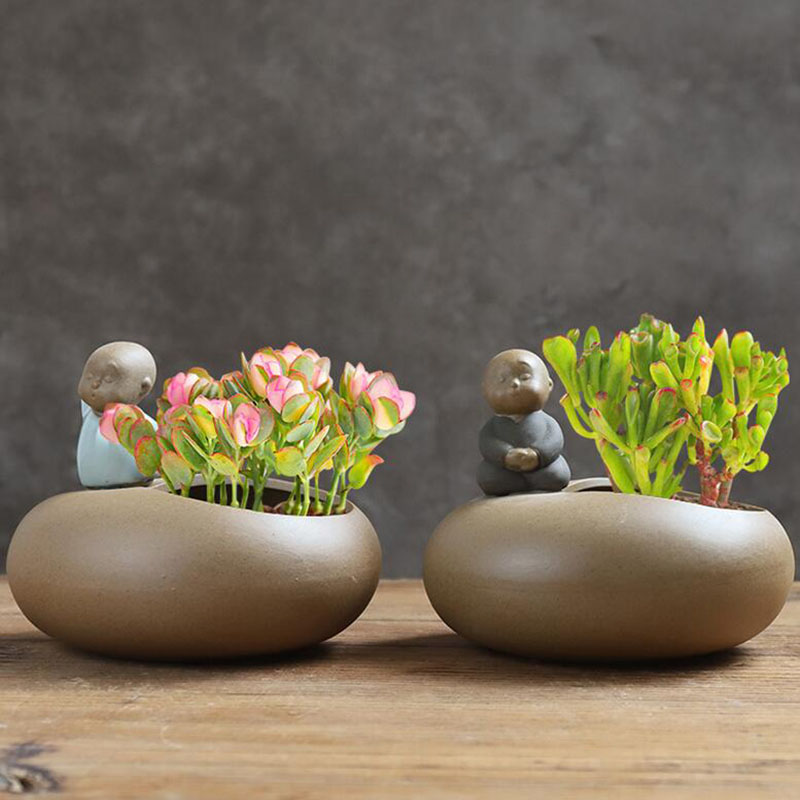 Chinese Style Retro Ceramic Mo - Bonsai Garden Art 评论和价格