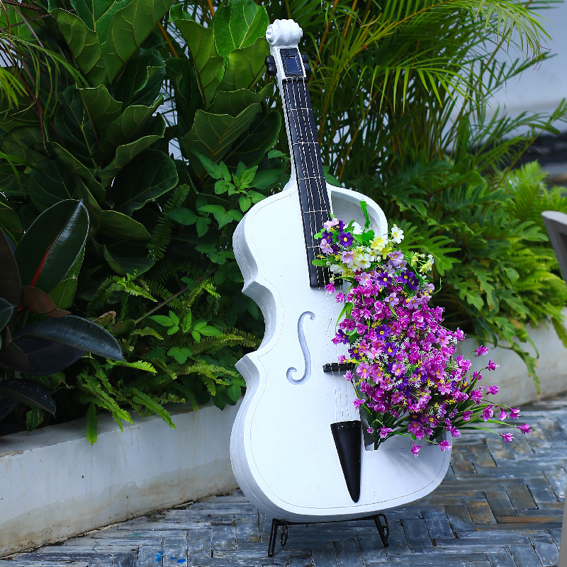 Cello-Shaped Garden Statue Lar - Bonsai Garden Art 评论和价格