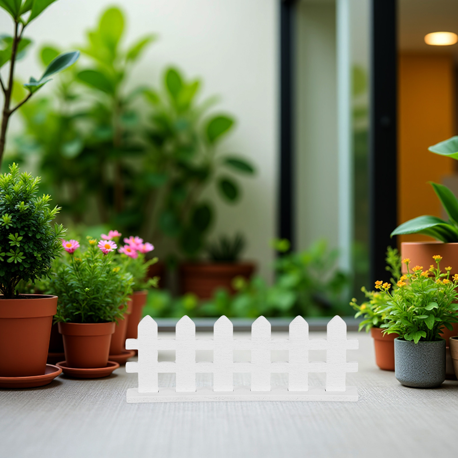 12Pcs Miniature Wooden Fence W - Bonsai Garden Landscape Design 评论和价格