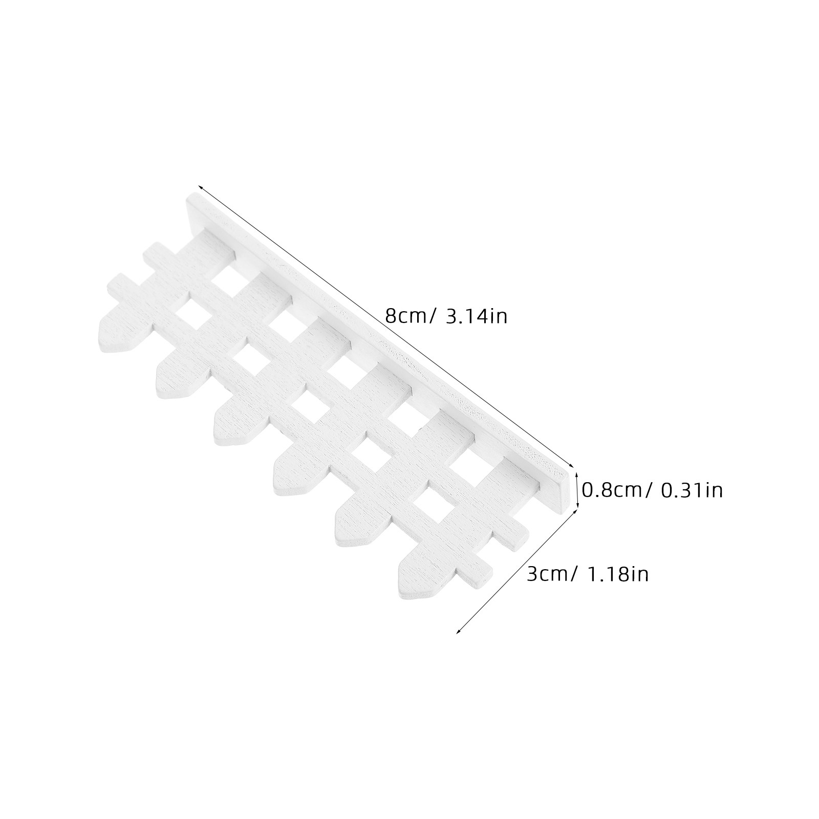 12Pcs Miniature Wooden Fence W - Bonsai Garden Landscape Design 评论和价格