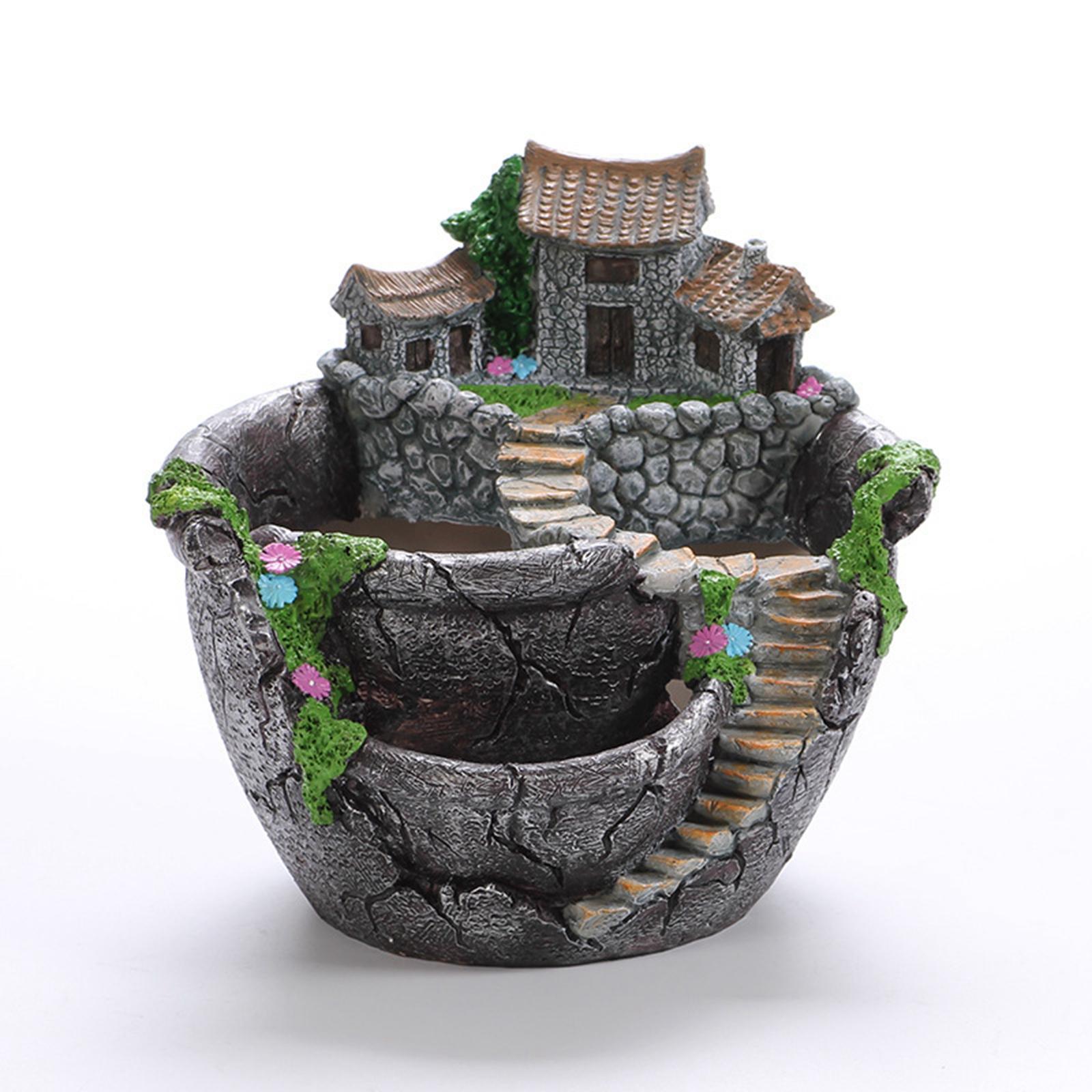 s er, Flower Pot Fairy Garden  - Bonsai Garden Landscape Design 评论和价格